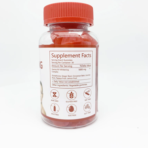 Gomitas DUOZI Antienvejecimiento Renovadoras 5000mg, Blanqueamiento de la Piel, 60 Unidades, Suplemento de Colágeno - Product Image 6