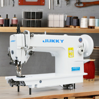 Machine à coudre industrielle JUKKY-0303 de haute qualité avec pied entraîneur et moteur intégré, plateforme plate – Ventes flash