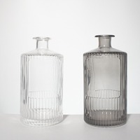 Vente en gros Bouteille en verre 700ml Bouteille en verre tequila haut de gamme Bouteille en verre d'eau minérale evian pour boissons