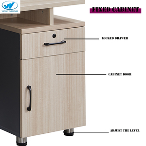 Giá rẻ đơn giản cố định tủ với ổ khóa một ngăn kéo một giấu cửa văn phòng nhỏ bàn cho nhà văn phòng - Product Image 5