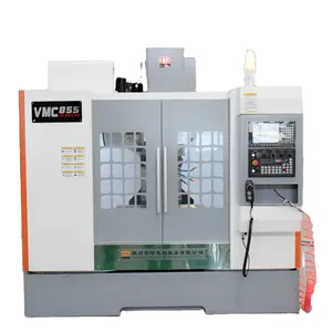 โรงงานอุปทานความแม่นยําสูง VMC855 3/4/5 แกน Bt40/Bt50 โลหะจีน Fanuc CNC Machining Center