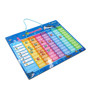 Tableau de récompenses <span class=keywords><strong>pour</strong></span> <span class=keywords><strong>les</strong></span> puzzles magnétiques éducatifs <span class=keywords><strong>pour</strong></span> enfants avec calendrier et puzzle en carton, adapté à un usage familial - Product Image 5