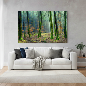 Elegante Lienzo Impreso con Paisaje Forestal en 3D para Decoración del Hogar, Lienzo Enrollado - Product Image 3