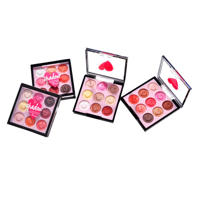 Новое поступление 2021 розовые тени для век 9 цветов индивидуальный макияж палитра теней для век с логотипом