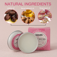 Cire à cuticules et ongles OEM ODM, nourrissante en profondeur, réparatrice, protectrice, fortifiant l'ongle et le lit ongulaire, adoucissante, exfoliante, mélange d'huiles naturelles