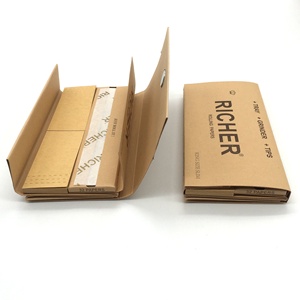Papiers à rouler Richer King Size Slim Premium avec filtres, gomme arabique naturelle, emballage en carton écologique - Product Image 2