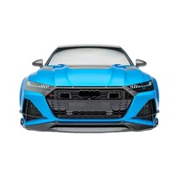 Kit carrosserie pour Audi RS7, style RZ, en fibre de carbone, comprenant lèvre avant, jupes latérales, diffuseur et spoiler, fixation par boulons, ajustement parfait à 100%