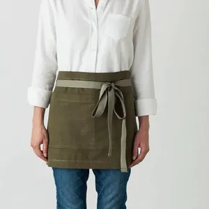 Plastic Waist Aprons Pockets custom chef apron cotton with great price