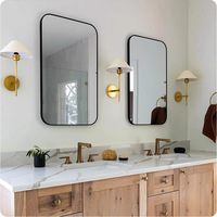 Lampe murale LED de style américain en cuivre, best-seller transfrontalier, lumière chaude pour chambre à coucher, chevet, couloir