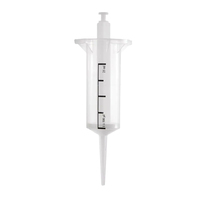 Pipette de laboratoire manuelle en plastique blanc de 0,5 à 50 ml avec embouts gradués