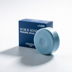 Savon exfoliant au sel de mer Muro 90g Extrait de riz Soins quotidiens de la peau Tous types de peau - Product Image 1