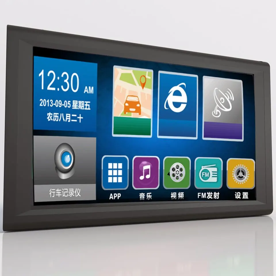 Il navigatore GPS General Motors s900 supporta il navigatore a grande schermo del lettore audio e video HD