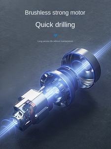 Taladro de Impacto de Litio-Ion sin Escobillas de 21 V - Velocidad Variable, Portabrocas sin Llave, Grado Profesional, Perforación de Metal Disponible - Product Image 4