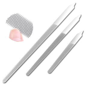 Professionele Kleine Plastic Nagelvijlen Press-On Kit Met Lijm En Dunne Vijl Custom Logo Manicure Tools Recht Patroon - Product Image 1