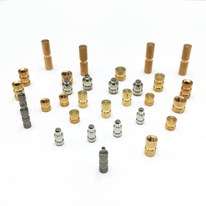 Injection Nuts Metric <b>Thread</b> <b>Inserts</b> Fully Threaded Right Hand Surface Electroplated Bronze Pre Embedded Knurled Copper Nuts - Product Image 3