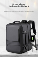 Sac à dos d'ordinateur portable unisexe décontracté en tissu Oxford, imperméable, personnalisable avec logo imprimé, vente en gros, haute qualité