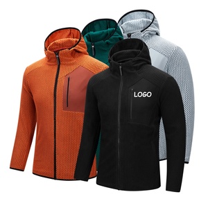 Felpa con Cappuccio in Pile Termica da Uomo, Manica Lunga, Casual, per <span class=keywords><strong>Basket</strong></span>, Corsa all'Aperto, Giacca Sportiva con Cappuccio - Product Image 2