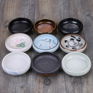 Sauce soja Rond Porcelaine Sauce Plat En Gros Noir Blanc Terre Cuite Assaisonnement Plats Sushi <span class=keywords><strong>Moutarde</strong></span> Apéritif Trempette Bol - Product Image 4