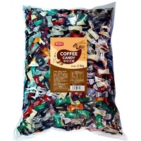 Bonbons en tablette aromatisés au café Halal, bonbons durs à la poudre de café avec une enrobage stimulant.