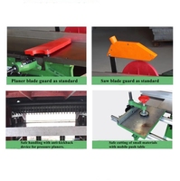 Outils de menuiserie 392, raboteuse à bois multifonctionnelle trois-en-un avec table coulissante, moteur 2,2 kW, largeur de rabotage 260/310 mm