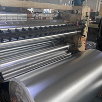 Ruban adhésif en fibre de verre avec feuille d'aluminium à mailles de 5 mm haute résistance, isolant thermique, résistant à la chaleur, pour l'étanchéité des tuyaux CVC, découpé sur mesure