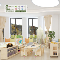 Table d'étude et de jeu pour enfants Hikeylove, de haute qualité, moderne, écologique, en bois, pour l'école et la maternelle, meubles carrés