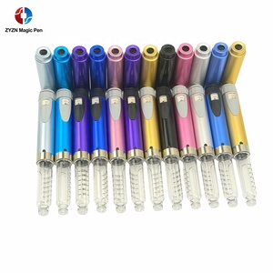 Meilleur <span class=keywords><strong>prix</strong></span> – <span class=keywords><strong>Stylo</strong></span> injecteur métallique réutilisable V2 60U avec réglage précis de la dose pour cartouches rechargeables de 3 ml – Appareil portable quotidien - Product Image 1