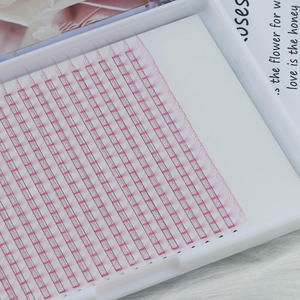 कारखाने की कीमत लघु स्टेम पलक एक्सटेंशन संकीर्ण पूर्वनिर्मित प्रशंसक मखमल खिलता 6 डी वॉल्यूम पलक एक्सटेंशन - Product Image 2