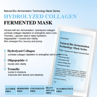 Masque de Technologie de Bio-fermentation Naturelle R Bio-enzyme Masque Réparateur Hydratant Instantané Bio-cellulose 0 Ajouté Masque de Soins de la Peau Coréen