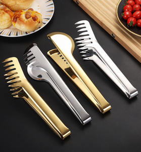 Pince à pâtes et salade en acier inoxydable Syh1518 pour cuisine, barbecue, vaisselle et pain, compatible lave-vaisselle, vente en gros - Product Image 6