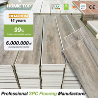 Großhandel 6,5mm SPC Luxus-Vinylplanken-Bodenbelag Holzoptik Wasserdicht Feuerfest Klicksystem für Apartments, Villen, Schulen, Innenbereich