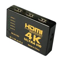 Conmutador HDMI de 5 puertos 4K x 2K 5x1 Caja de interruptores con control remoto Uso de audio