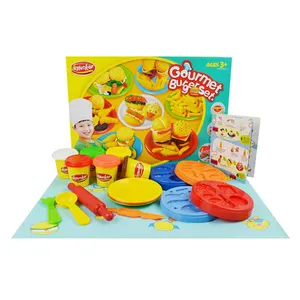 Manufacture factory birth day bread play dough birthday cake making toy with clay for kids