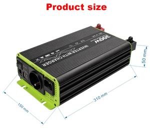 Onduleur 12v 24v 48v 110v 220v avec fonction by <span class=keywords><strong>pass</strong></span> Onduleur à onde sinusoïdale pure 300w - Product Image 3