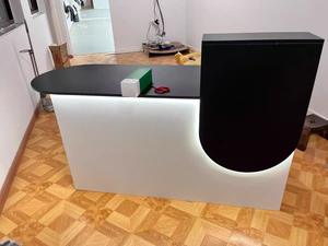 Caja Registradora <span class=keywords><strong>de</strong></span> madera y Metal con pintura pequeña minimalista moderna, salón <span class=keywords><strong>de</strong></span> belleza, Bar, recepción, escritorio frontal <span class=keywords><strong>de</strong></span> Color personalizado - Product Image 3