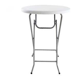 <strong>Small</strong> Plastic Folding Round <strong>Table</strong> Cocktail <strong>Bar</strong> <strong>Table</strong> - Product Image 2
