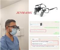 Loupe dentaire ergonomique à déflection, Loupe médicale Ergo TTL 6.5x pour la dentisterie, la neurologie, l'ORL et la chirurgie vétérinaire