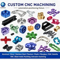 Bloc de positionnement et de limitation d'automatisation usiné CNC en aluminium 6061 6063 sur mesure pour lignes d'assemblage automatisées de composants