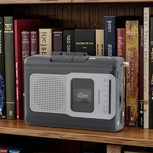 Reproductor de Casetes Portátil Walkman, Radio AM FM, Reproductor de Casetes Compacto Vintage con Altavoz Grande y Conector para Auriculares - Product Image 3