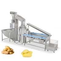 Máquina de Freír Papas Fritas y Chips de Yuca con Calentamiento a Gas, de Bajo Precio en África, con Capacidad de 50kg, 100kg, 150kg, 200kg, Línea de Producción de Fábrica