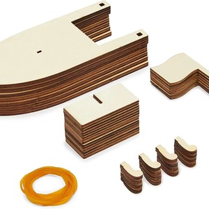 Wooden Sailboat <b>Model</b> <b>Kit</b> Natural Color DIY Craft For Kids And Adults Home Decoration Ornaments - Product Image 3