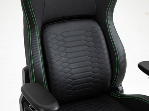 Cojines de espuma de alta densidad de cuero sintético multicapa Razers <span class=keywords><strong>Iskur</strong></span> Gaming Chair Game Chair con cojín para la cabeza de espuma viscoelástica - Product Image 3