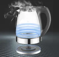 $0.01 Sample Gratis Verzending Everich 1.7L Hoge-Kwaliteit Glas 304 Food Grade Staal Verwarming Plaat Elektrische Body Glas water Waterkoker