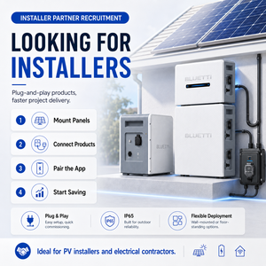 Système <span class=keywords><strong>d</strong></span>'<span class=keywords><strong>énergie</strong></span> solaire résidentiel intelligent BLUETTI pour balcon, destiné à la distribution B2B européenne - Product Image 6