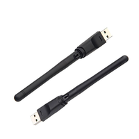 Adaptador USB Wi-Fi LCN de 150mbps, Mini Adaptador Inalámbrico con Chipset MTK 7601 para Receptor DVB, Computadora Portátil