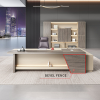 Bureau de direction, table de bureau, mobilier de bureau, table d'affaires en forme de L, fabricant chinois de luxe, jolies tables de bureau modernes en bois