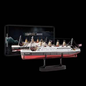 <span class=keywords><strong>Piececool</strong></span> le Titanic, puzzle 3D en métal, modèle de transatlantique historique à assembler soi-même, cadeau artisanal anti-stress pour adultes et enfants - Product Image 6