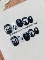 Vente en gros d'usine : Ongles à presser en acrylique faits main de haute qualité, styles mixtes aléatoires avec livraison stable