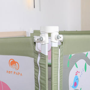 Barrera de rieles de cama portátil de altura ajustable, doble botón, cama para niños, Material de seguridad a la venta, suministros para bebés - Product Image 6