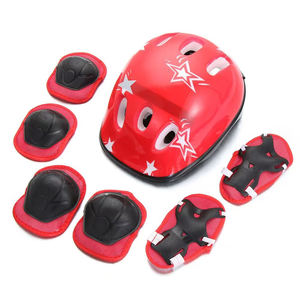 Conjunto de Casco para Niños, Casco Ajustable con Almohadillas para Niños Pequeños, con Rodilleras y Coderas para <span class=keywords><strong>Bicicleta</strong></span>, Patines, Longboard y Más Deportes - Product Image 5